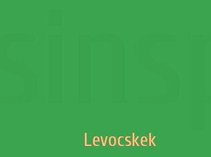Levocskek